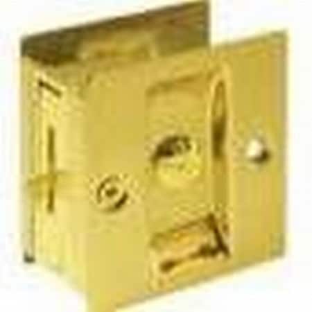 Don-Jo Square Privacy Pocket Door Lock PDL101605